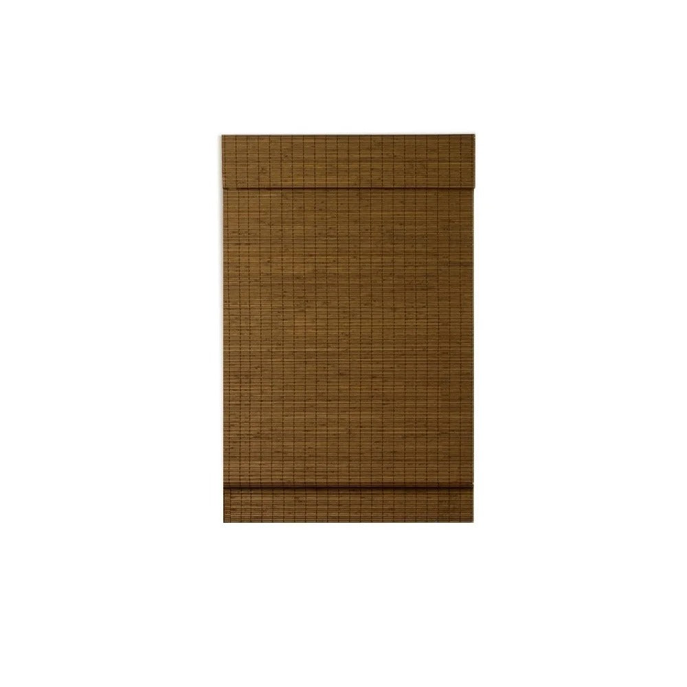48" Drop Cordless Maple Cape Cod Flatweave Bamboo Roman Shade - 35 inches wide x 48 inches long CYB371