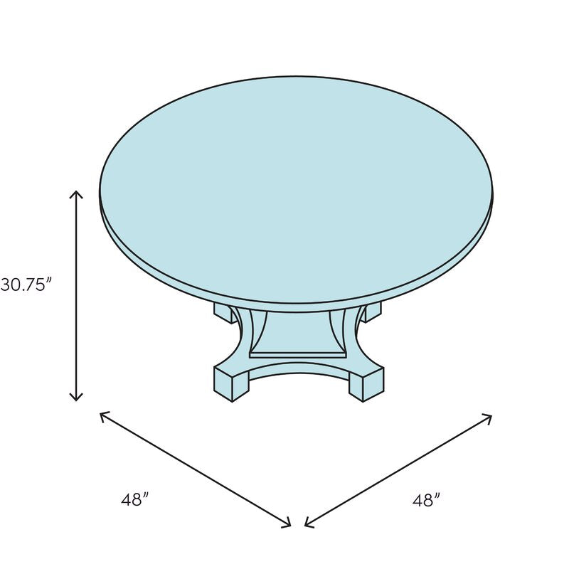 48'' Pedestal Dining Table Base KB504