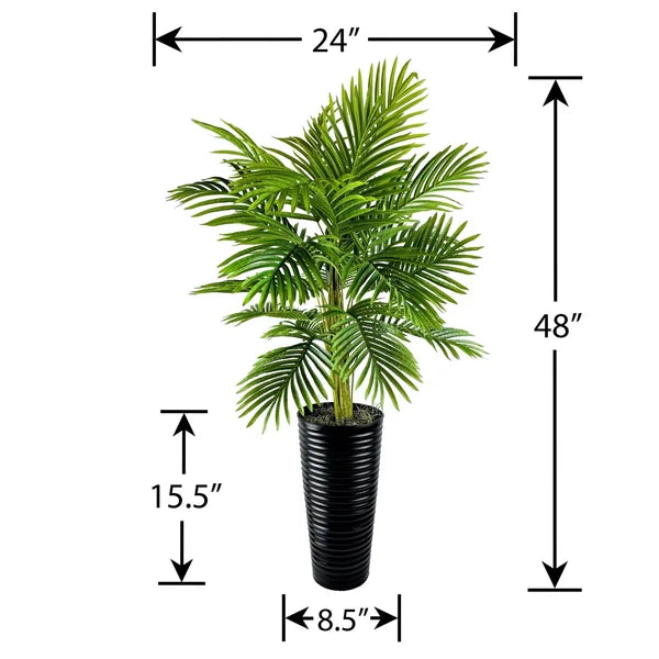 48" Artificial Palm Plant in Pot