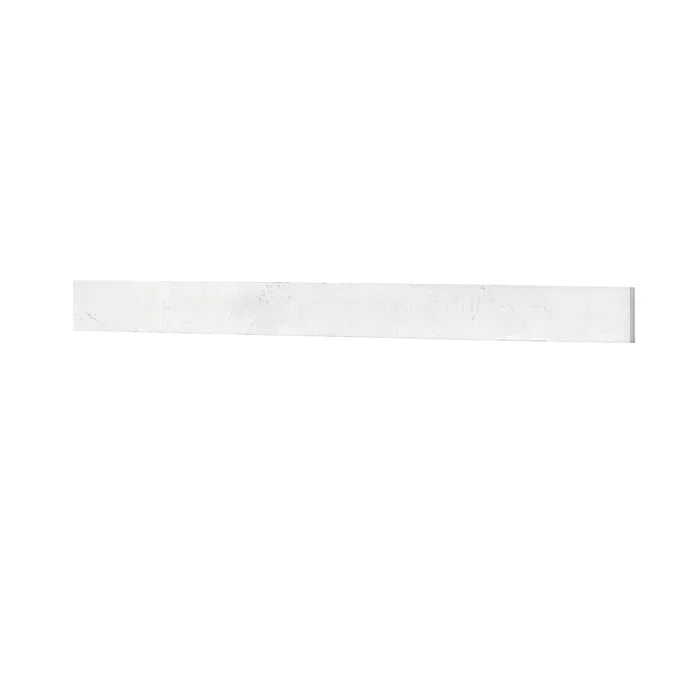 48" Carrara White Engineered Stone Backsplash