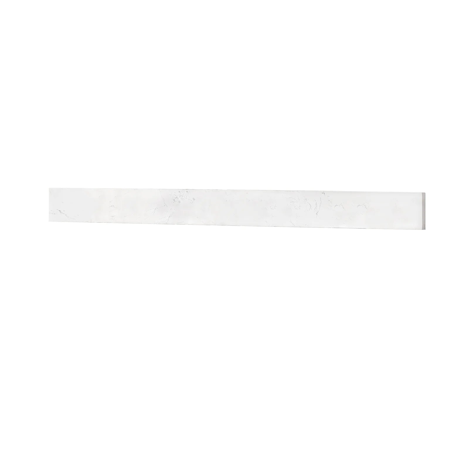 48" Carrara White Engineered Stone Backsplash