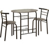 3 Piece Bistro Set, Gray TTR376