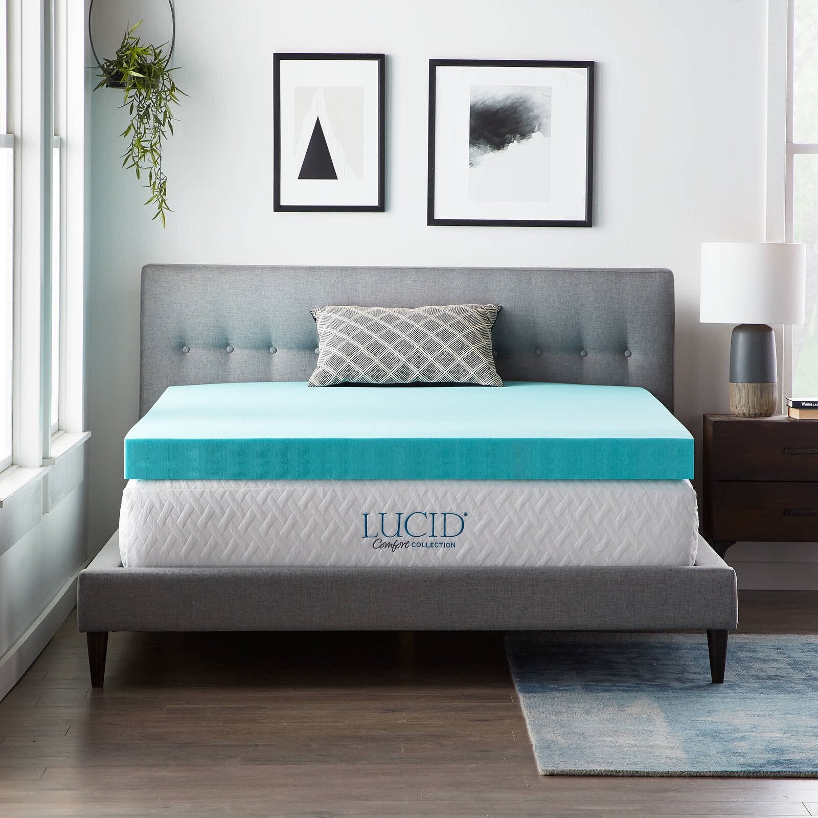 4" Gel Memory Foam Mattress Topper K6913