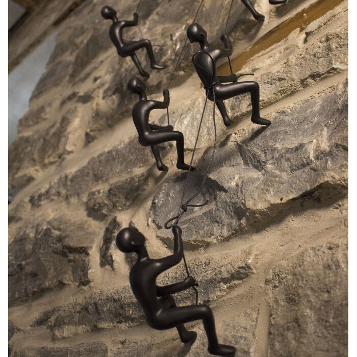 4 Piece Climbing Man Wall Decor Set (#K1196)