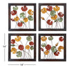 4 Piece Metal Plaque Wall Decor Set (Set of 4)