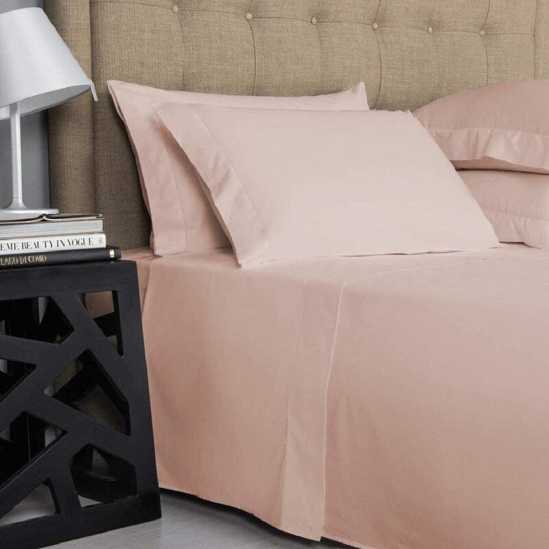 4 Piece Sheets Set 100% Egyptian-Quality Cotton 1000 Thread Count Luxury Hotel Bedding Collection (Queen)