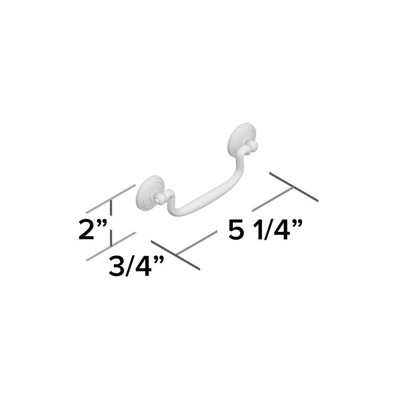 4" Center to Center Drop Handle, set of 6