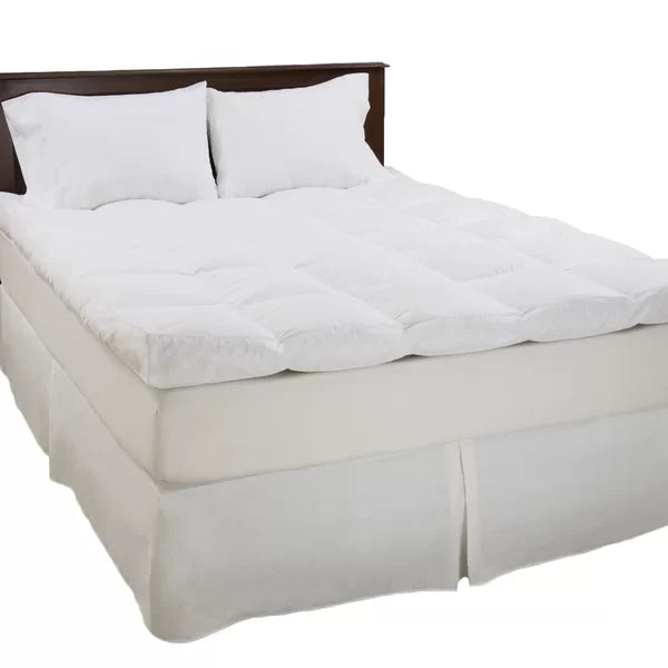 4" Feathers Mattress Topper queen
