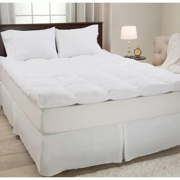 4" Feathers Mattress Topper queen
