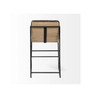 Mercana Stamford Black 26-in H Counter height Upholstered Bar Stool