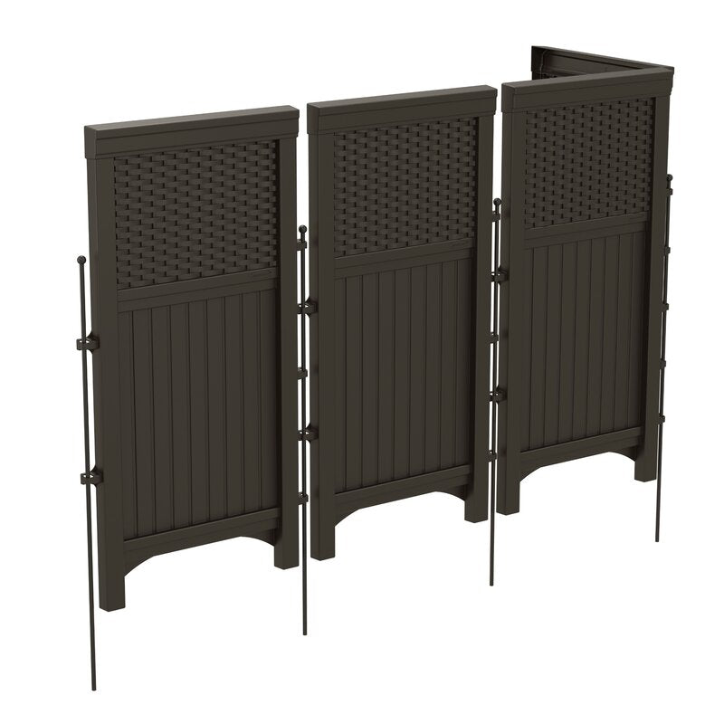 4 ft. H x 2 ft. W Vinyl Privacy Screen (4 panels) VB489