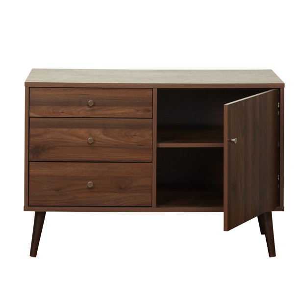 Carroll Mid Century Buffet / Console, Walnut