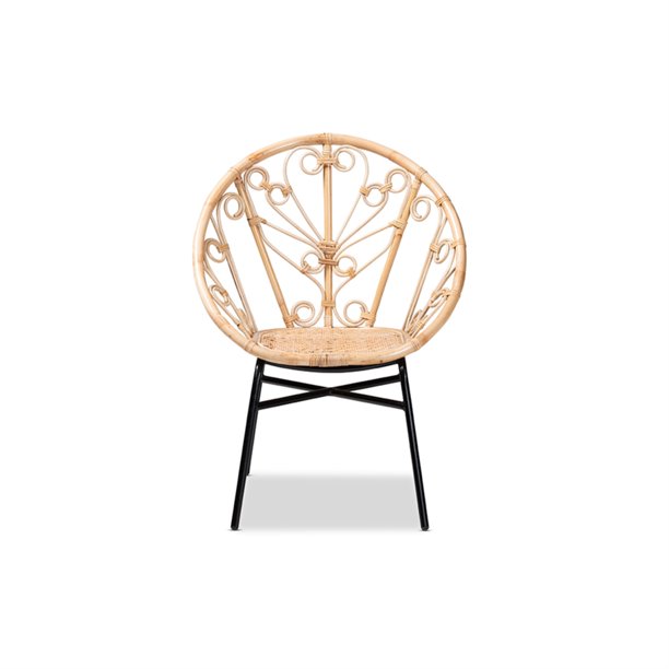Modern Bohemian Rattan Chair