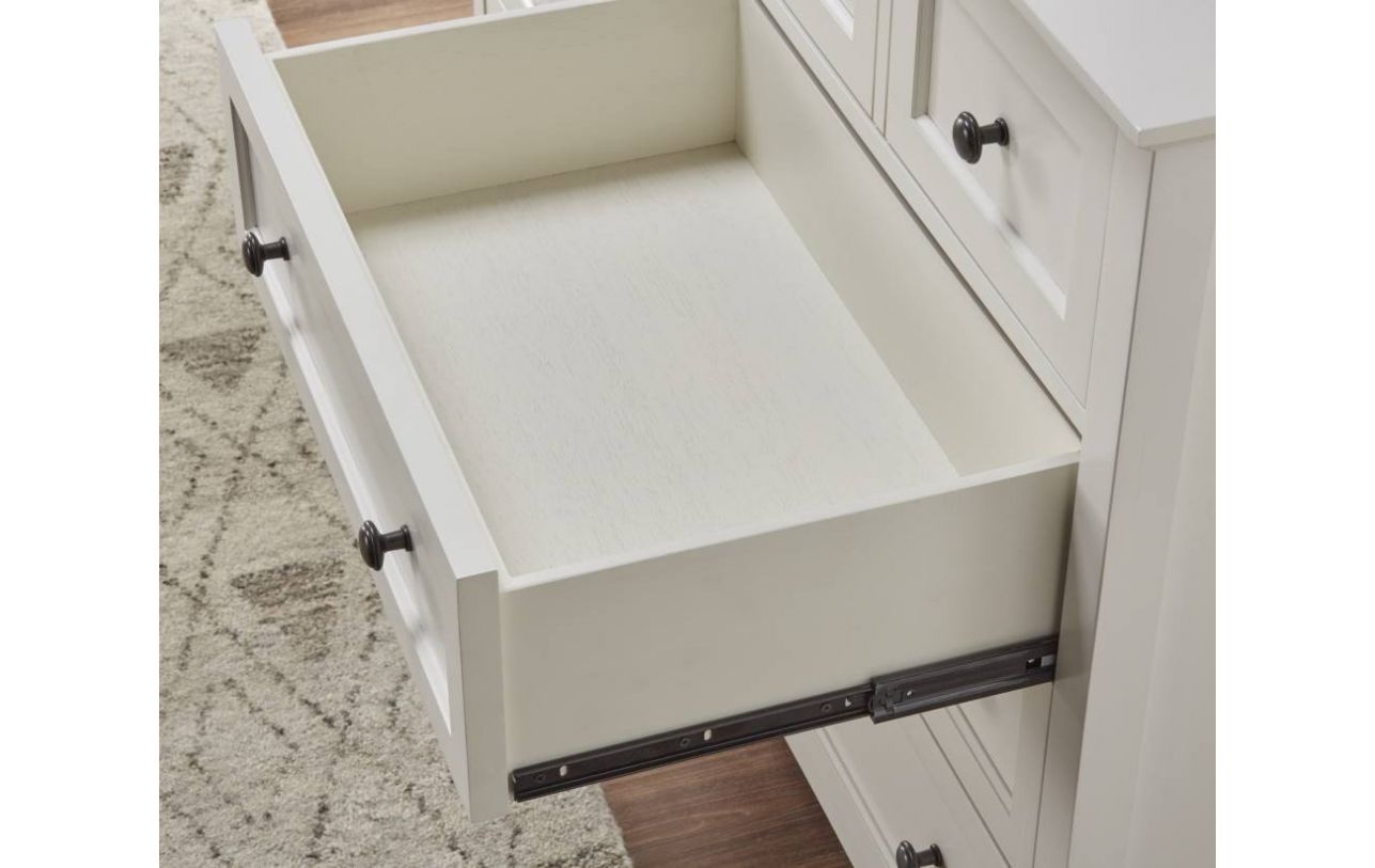 Modus Paragon 5-Drawer Chest in White 4NA484 KBO242