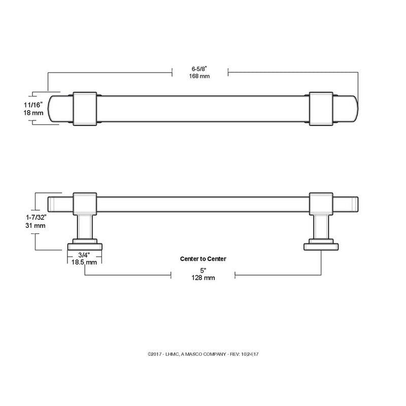 5-1/16" Center to Center Bar Pull Multipack (Set of 30) KB1356-A5-B2-P2