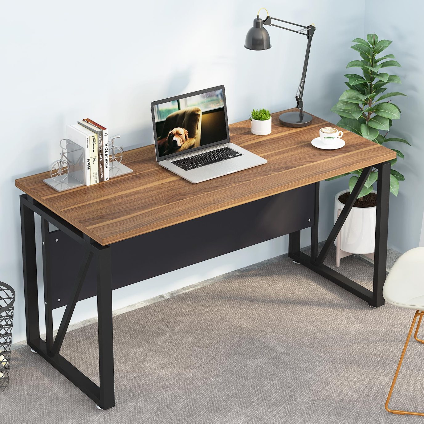 55 inches Computer Desk, Writing Gaming Table for Workstation RM243