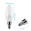 84360 5.5 Watt (60 Watt Equivalent), C11 LED Dimmable Light Bulb, (2700K) E12/Candelabra Base (Set of 12)