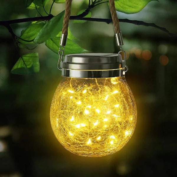 5.5" Solar Powered Integrated LED Outdoor Lantern