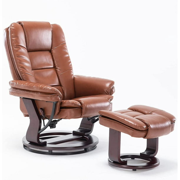 32'' Wide Manual Swivel Standard Recliner with Ottoman