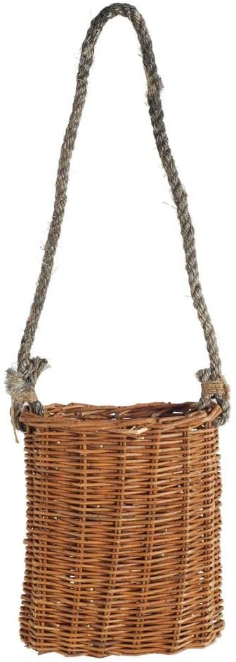 A&B Home Wicker Basket, Small, Brown