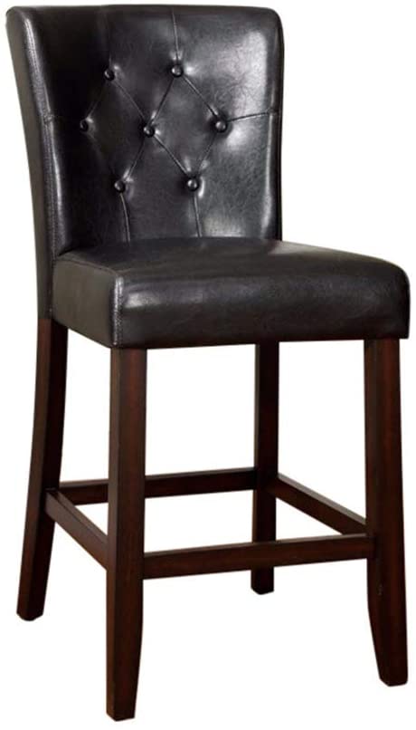 William's Home Furnishing Belleview II Dining Chairs, Dark Walnut CA224