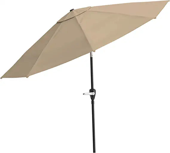 10 Foot Aluminum Patio Umbrella With Auto Tilt