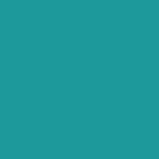 16-inch Twill Rounded Back Chair Cushion, 4 Count (Pack of 1), Aqua Blue