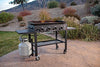 Cooking 4 Burner Flat Top Gas Grill Propane Fuelled Restaurant Grade Professional 36” Outdoor Griddle Station with Side Shelf, 36 Inch, Black