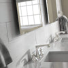 27 in. x 41 in. (L1) Rectangular Frameless TRUClarity Deluxe Glass Mirror with Easy-Cleat Float Mount Hardware, (Set of 3)