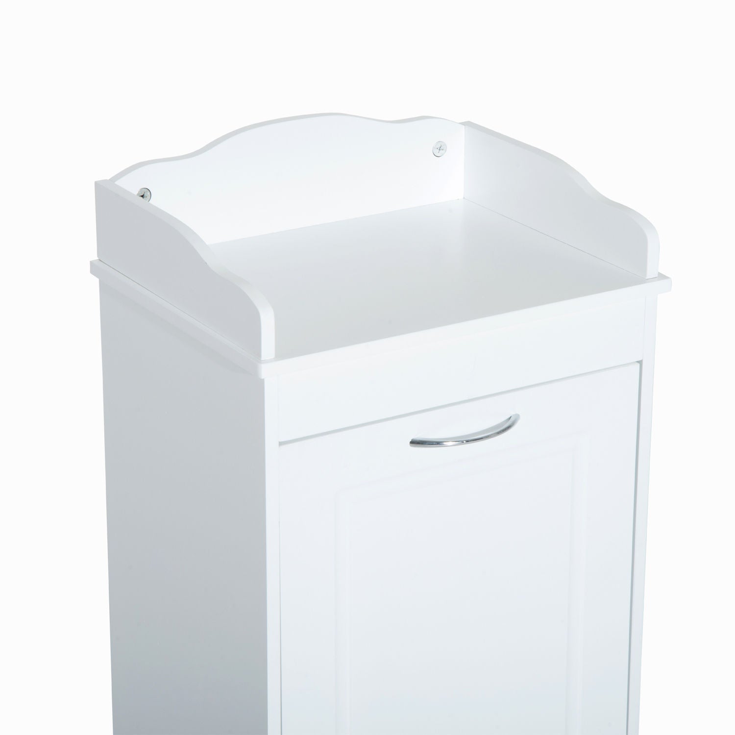 HomCom 31" Modern Country Free Standing Bathroom Tilt Out Laundry Hamper CL693