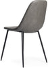 Aeon Furniture Maxine Set of 2 Chair in Smoke Grey Finish -Smoke