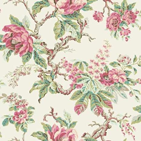 York Wallcoverings Legacy VINTAGE GARDEN Wallpaper Roll, 56 sq. ft.