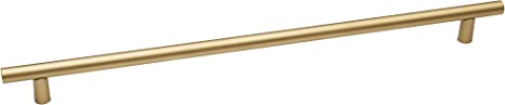 12" Center to Center Euro Modern Smooth Bar Appliance Handle/Appliance Pull