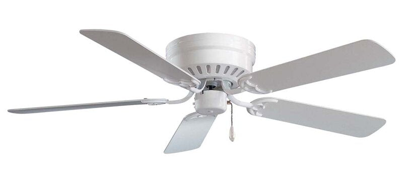 White 52" Mesa 5-Blade Ceiling Fan 7387