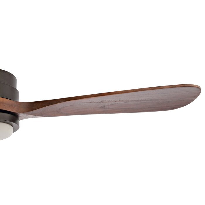 52'' Gatto 3 Blade LED Propeller Ceiling Fan with Remote Control and Light Kit Included
