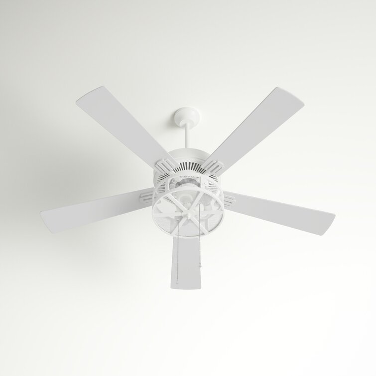52'' Vassar 5 Blade Standard Ceiling Fan with Pull Chain and Light Kit Included