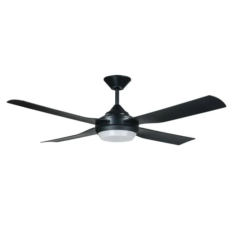52'' Agla 4 - Blade Standard Ceiling Fan with Remote Control and Light Kit Included