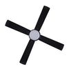 52'' Agla 4 - Blade Standard Ceiling Fan with Remote Control and Light Kit Included