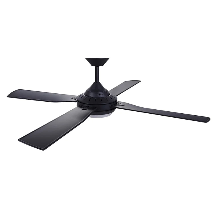 52'' Agla 4 - Blade Standard Ceiling Fan with Remote Control and Light Kit Included