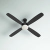 52'' Kaya 4 - Blade LED Standard Ceiling Fan with Remote Control and Light Kit Included
