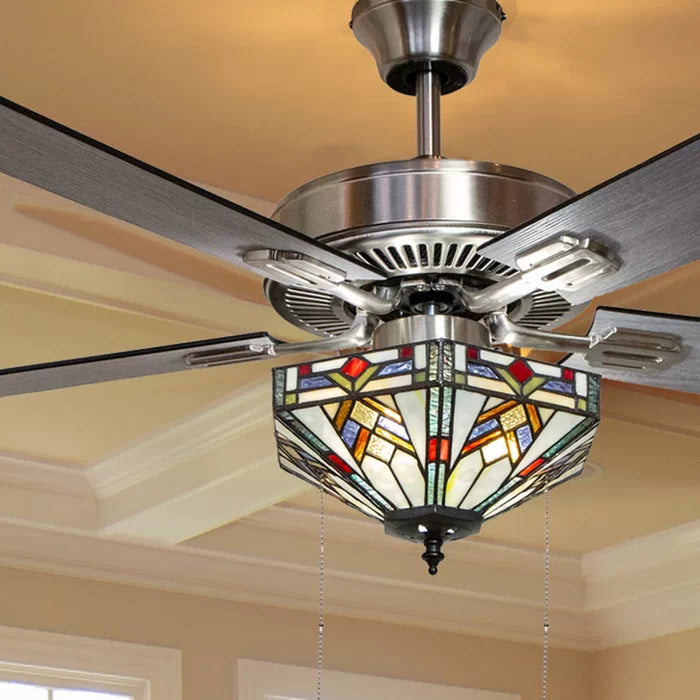 52'' Londono 5 - Blade Standard Ceiling Fan with Light Kit Included
