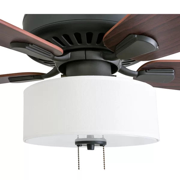52'' Sybilla 5 - Blade Standard Ceiling Fan with Light Kit Included