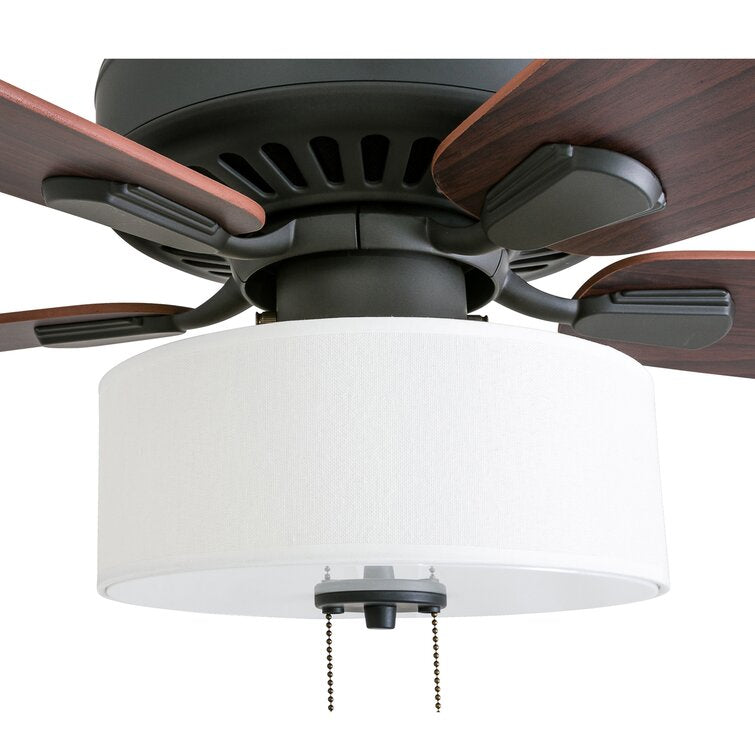 52'' Sybilla 5 - Blade Standard Ceiling Fan with Light Kit Included, MG340