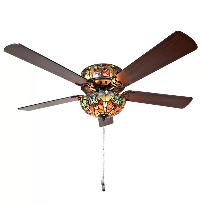 52'' Ummuhan 5 - Blade Standard Ceiling Fan with Pull Chain
