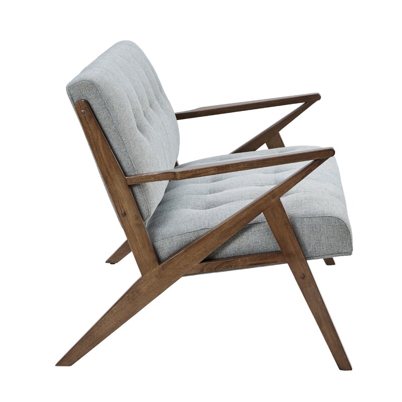 53.75'' Square Arm Loveseat KB1041