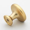 1-1/4 Inch Classic Round Ring Cabinet Knob, Brass Gold, (Set of 2)