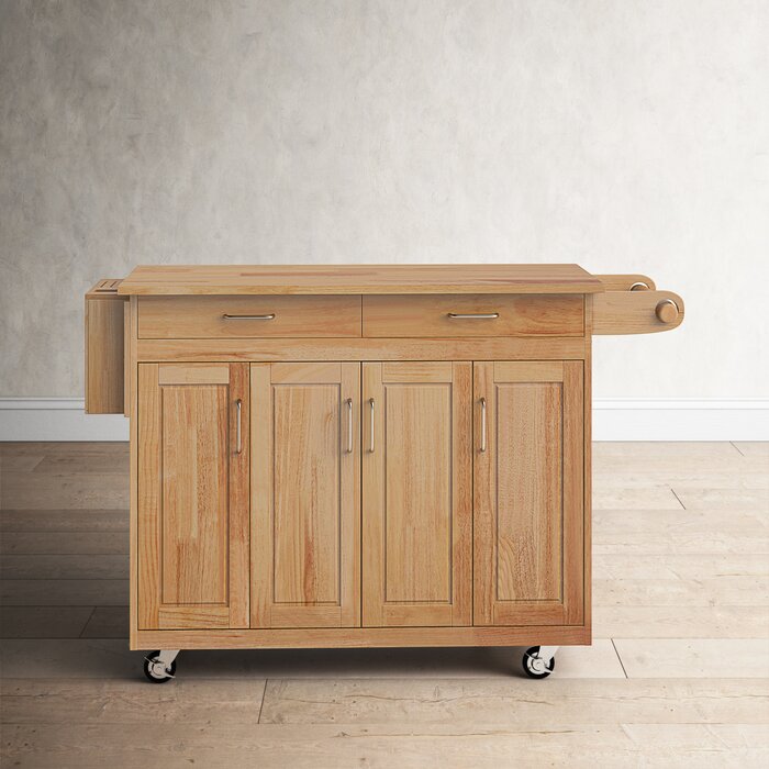 54'' Wide Rolling Kitchen Island