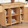 54'' Wide Rolling Kitchen Island