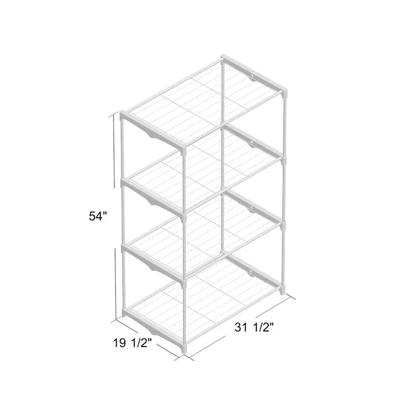 54" H x 31.5" W x 19.5" D Shelving Unit