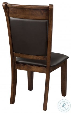 Wieland Light Rustic Brown Side Chair (Set of 2) pc332